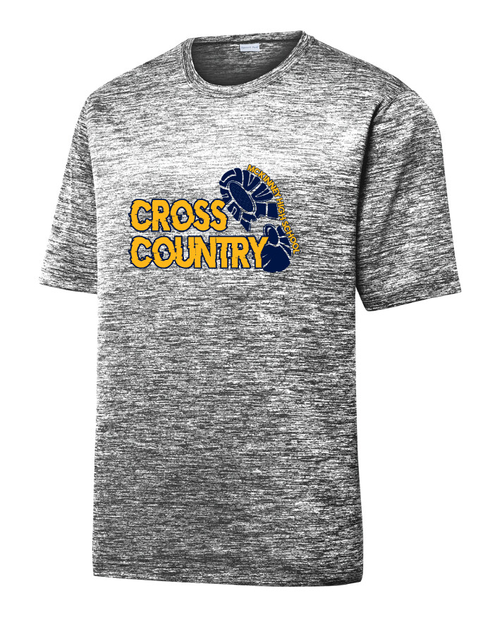 McKinney XC - Footprint - Electric Dri-Fit Short Sleeve, Garment Color: White / Black