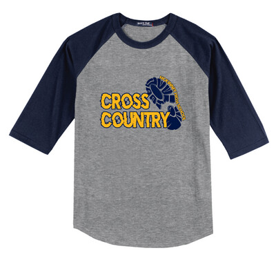 McKinney XC - Footprint - Raglan Baseball
