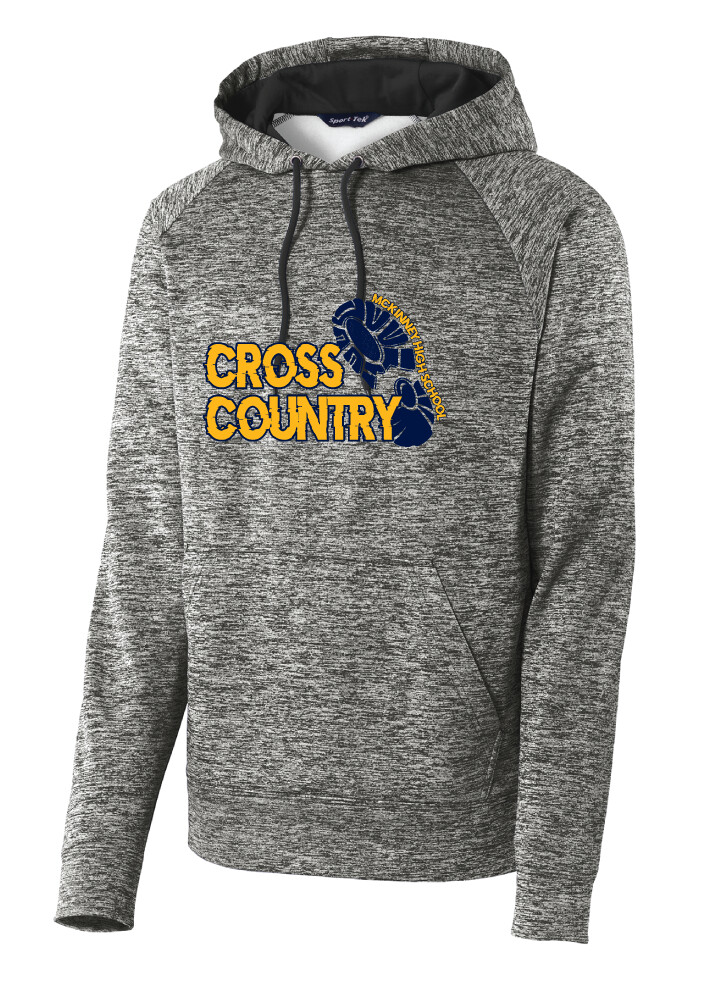 McKinney XC - Footprint - Electric Dri-Fit Hoodie, Garment Color: White / Black