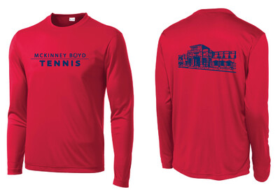 Tennis Simple w/ School Fan Wear - Dri-Fit LS