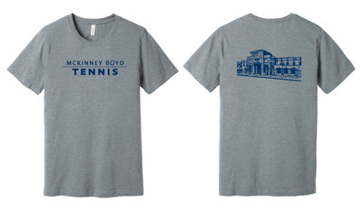 Tennis Simple w/ School Fan Wear - Bella+Canvas Short Sleeve