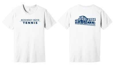 Tennis Simple w/ School Fan Wear - Bella+Canvas Short Sleeve