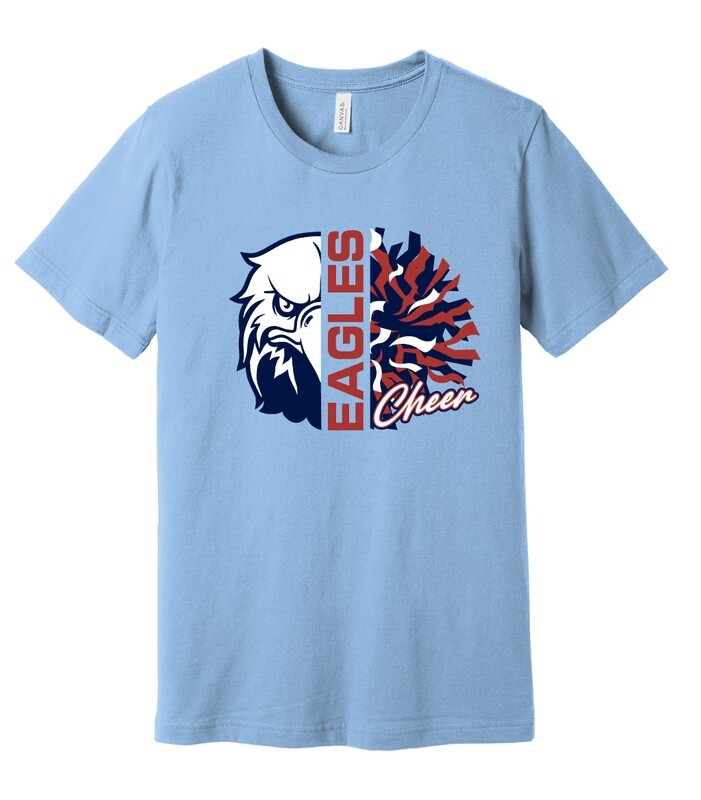 Cheer GEAR - Eagle Pom - Bella+Canvas Short Sleeve