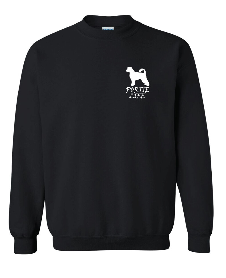 USSPWDC - Portie Life - Unisex Crew Sweatshirt, Garment Color: Black