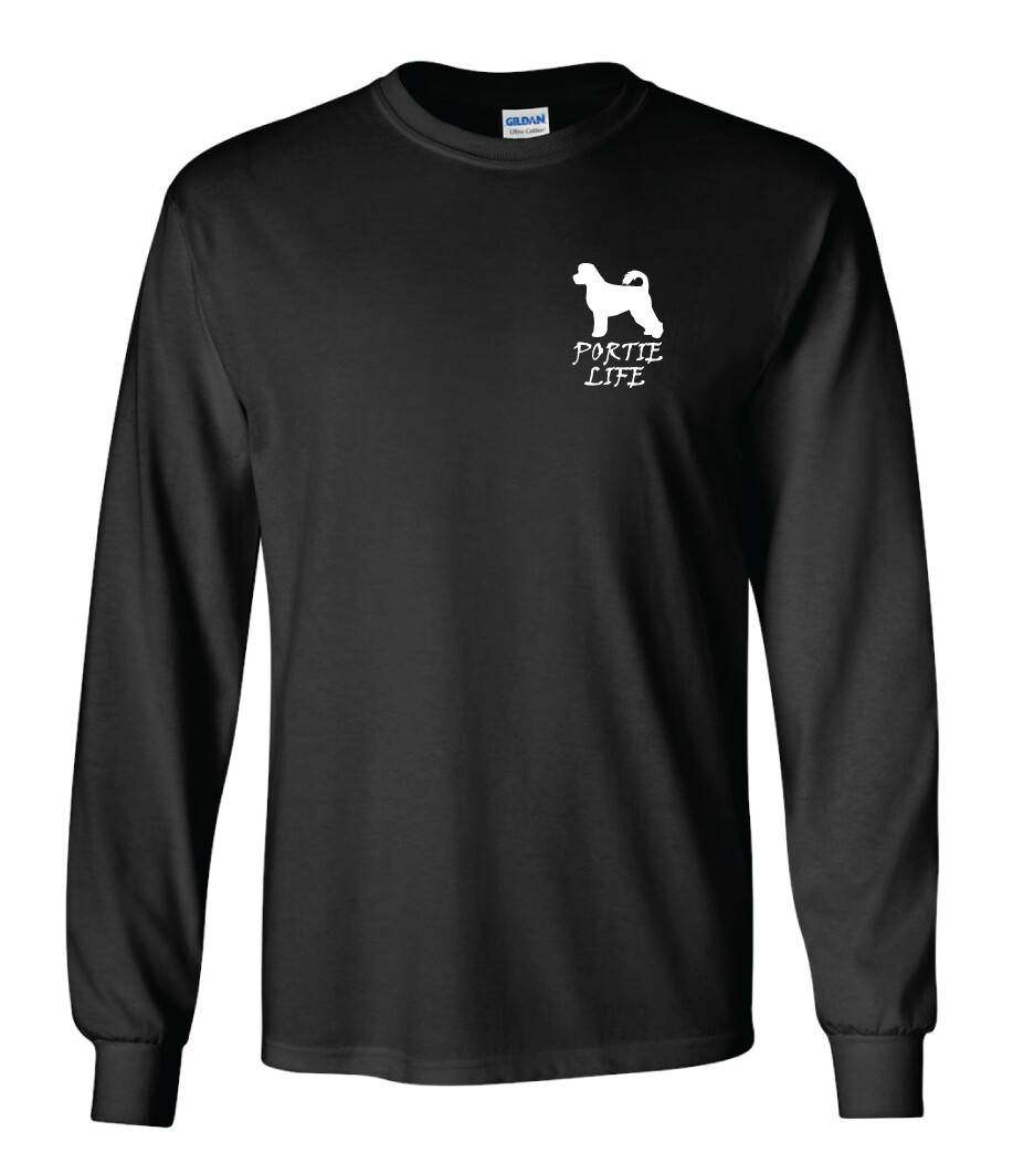 USSPWDC - Portie Life - Unisex Long Sleeve, Garment Color: Black