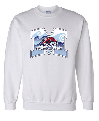 Boyd Swim &amp; Dive - M Waves - Crew Sweatshirt