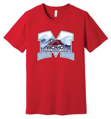 Boyd Swim &amp; Dive - M Waves - Bella+Canvas Short Sleeve