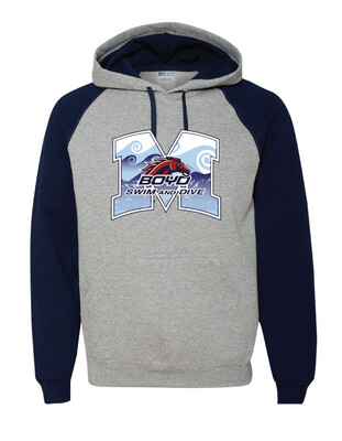 Boyd Swim &amp; Dive - M Waves - Raglan Hoodie