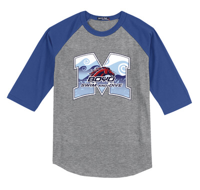 Boyd Swim &amp; Dive - M Waves - Raglan Baseball