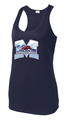 Boyd Swim &amp; Dive - M Waves - Ladies Dri-Fit Racerback Tank