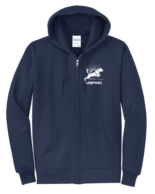 USSPWDC - Sunrise Dog - Unisex Zipper Hoodie