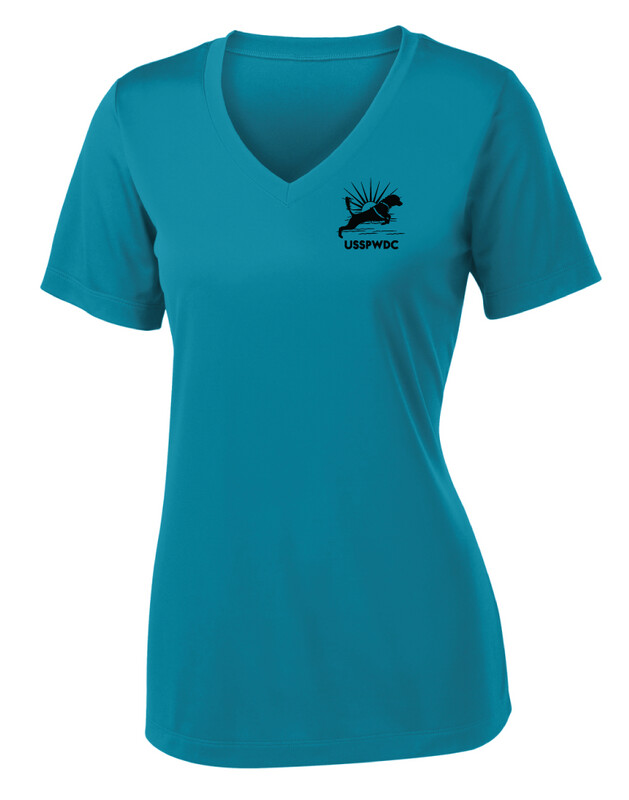 USSPWDC - Sunrise Dog - Ladies Dri-Fit V-Neck