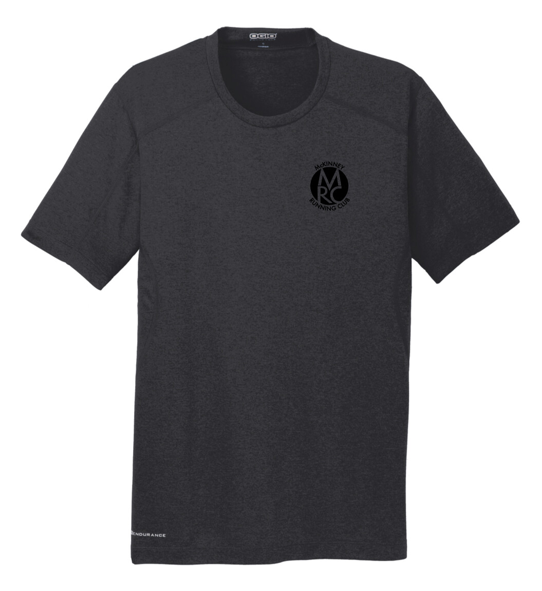 MRC - Short Sleeve Pulse Crew, Print Size: Small Logo, Print Color: Black, Garment Color: Blacktop