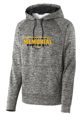 Memorial Softball - Block Design - Electric Dri-Fit Hoodie