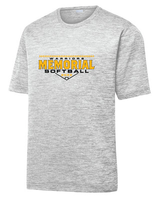 Memorial Softball - Block Design - Electric Dri-Fit Short Sleeve