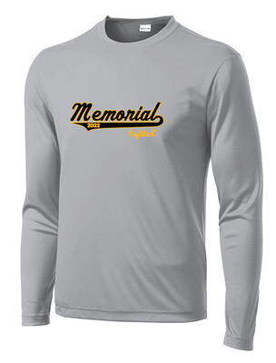 Memorial Softball - Script Design - Dri-Fit Long Sleeve