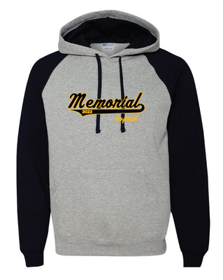 Memorial Softball - Script Design - Raglan Hoodie