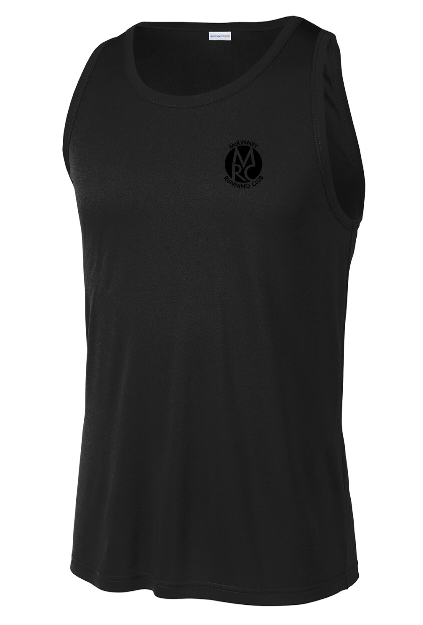 MRC - Dri-Fit Tank, Print Size: Small Logo, Print Color: Black, Garment Color: Black