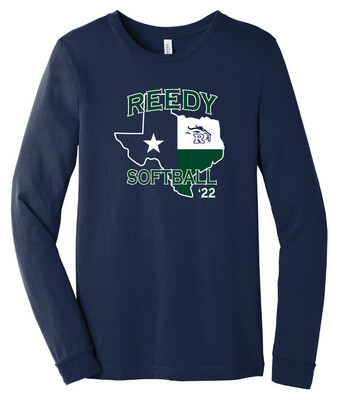 Reedy Softball - Texas Proud - Bella+Canvas Long Sleeve