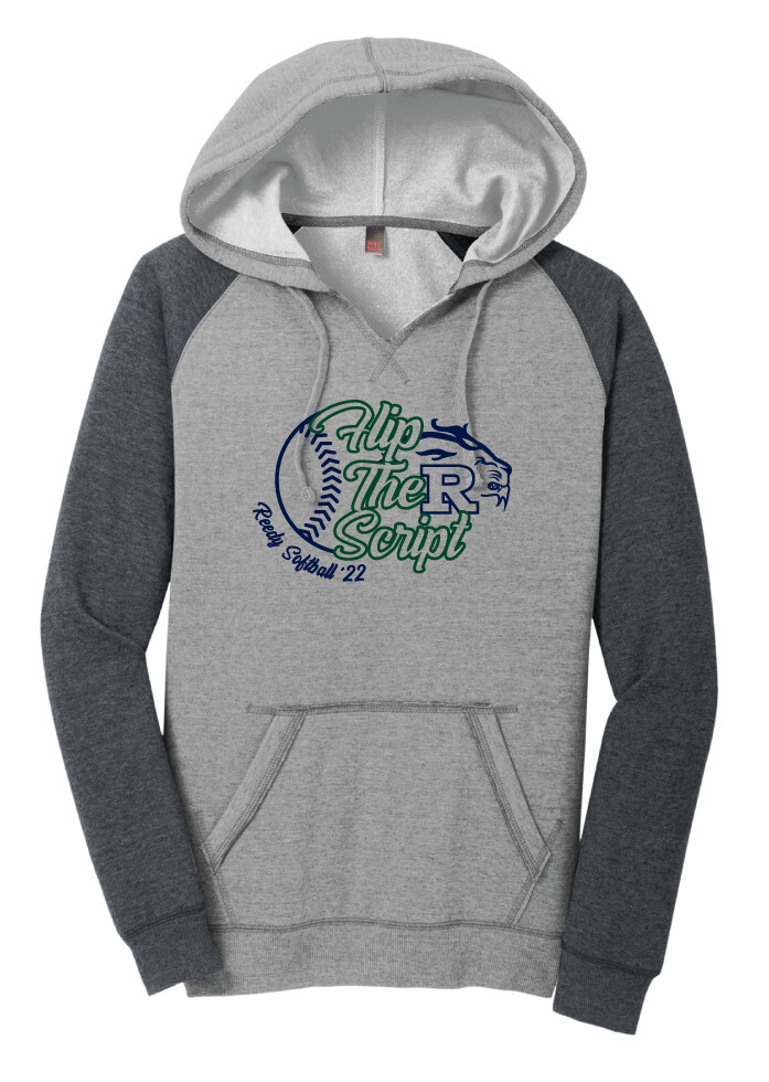 Reedy Softball - Flip the Script - Lightweight Raglan Hoodie