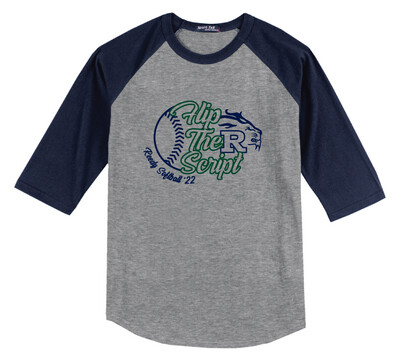Reedy Softball - Flip the Script - Raglan Baseball