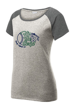 Reedy Softball - Flip the Script - Heather Scoop Neck