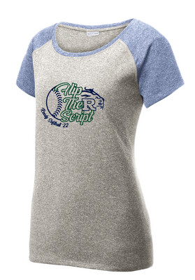 Reedy Softball - Flip the Script - Heather Scoop Neck