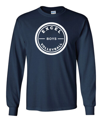 Excel Volleyball - Circle Design - Long Sleeve