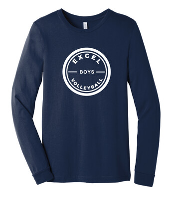 Excel Volleyball - Circle Design - Bella+Canvas Long Sleeve