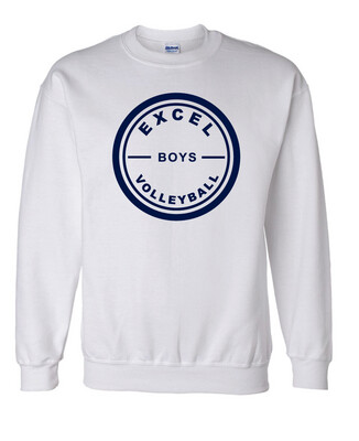 Excel Volleyball - Circle Design - Crew Sweatshirt