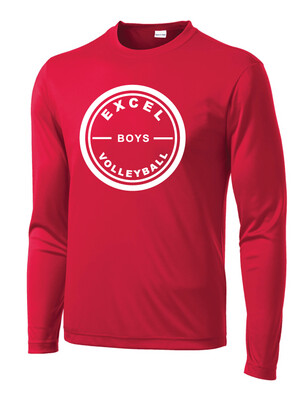 Excel Volleyball - Circle Design - Dri-Fit Long Sleeve