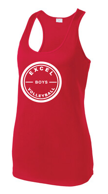 Excel Volleyball - Circle Design - Dri-Fit Racerback Tank