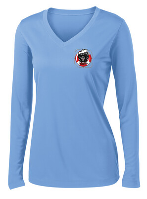 USSPWDC - Full Color - Ladies Dri-Fit V-Neck Long Sleeve