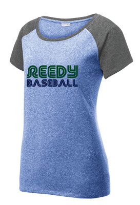Reedy Baseball - Retro - Heather Scoop Neck