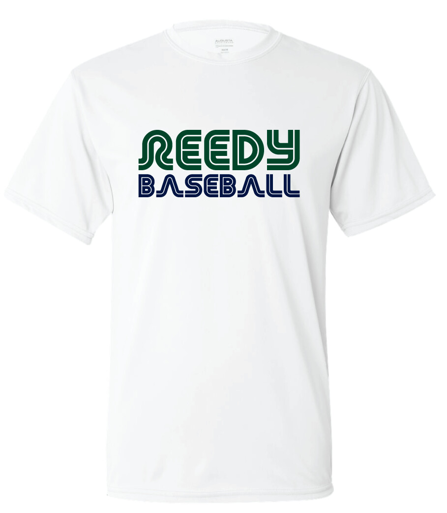 Reedy Baseball - Retro - Short Sleeve, Garment Color: White