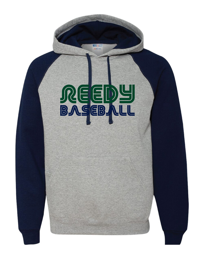 Reedy Baseball - Retro - Raglan Hoodie