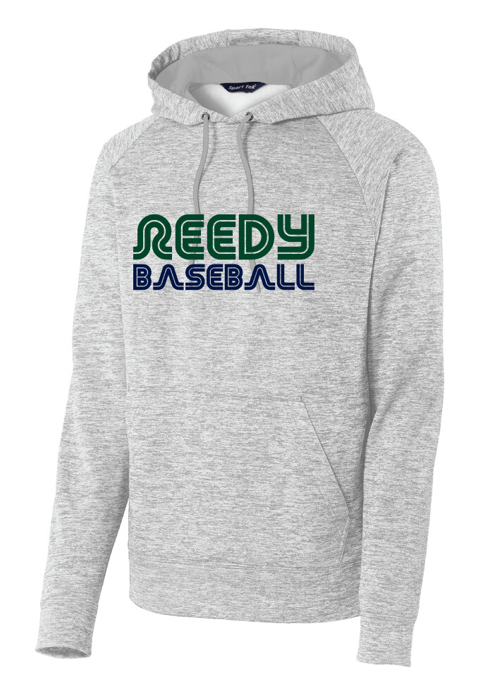 Reedy Baseball - Retro - Electric Dri-Fit Hoodie, Garment Color: Silver