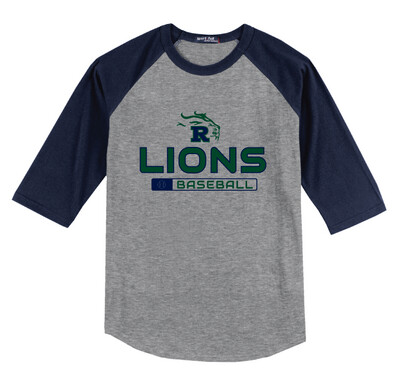 Reedy Baseball - Lions Baseball - Raglan Baseball
