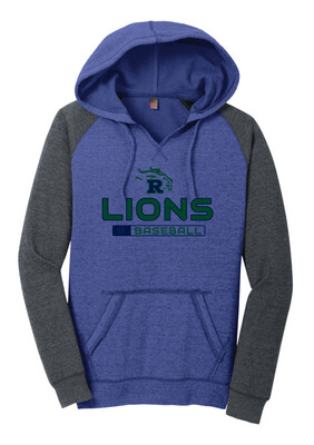 Reedy Baseball - Lions Baseball - Lightweight Raglan Hoodie
