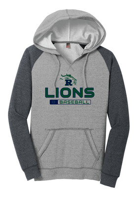 Reedy Baseball - Lions Baseball - Lightweight Raglan Hoodie