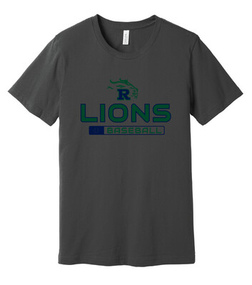 Reedy Baseball - Lions Baseball - Bella+Canvas Short Sleeve