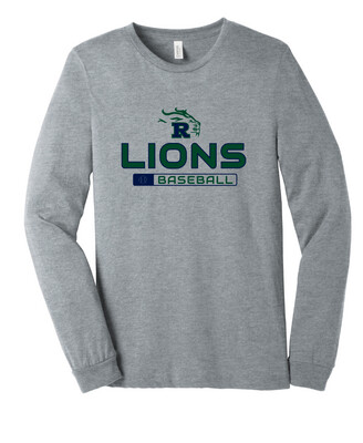 Reedy Baseball - Lions Baseball - Bella+Canvas Long Sleeve