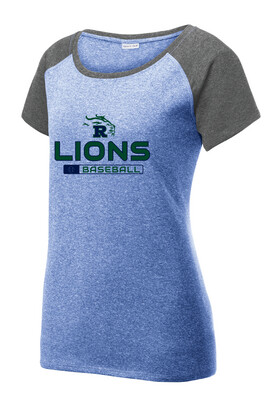 Reedy Baseball - Lions Baseball - Heather Scoop Neck