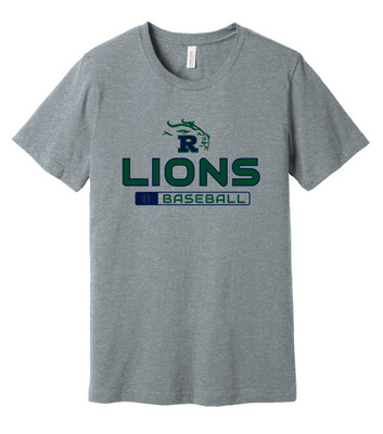 Reedy Baseball - Lions Baseball - Bella+Canvas Short Sleeve