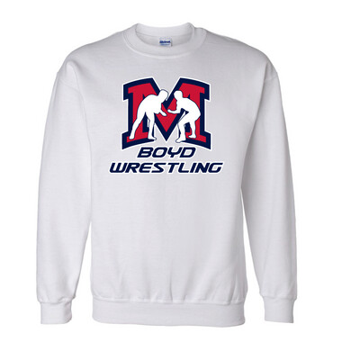 Boyd Wrestling - Big M - Crew Sweatshirt