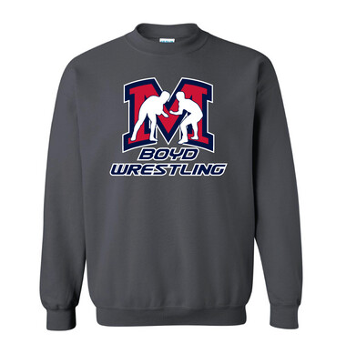 Boyd Wrestling - Big M - Crew Sweatshirt