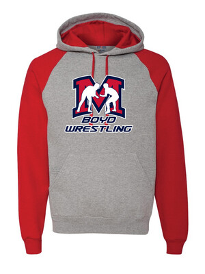 Boyd Wrestling - Big M - Raglan Hoodie