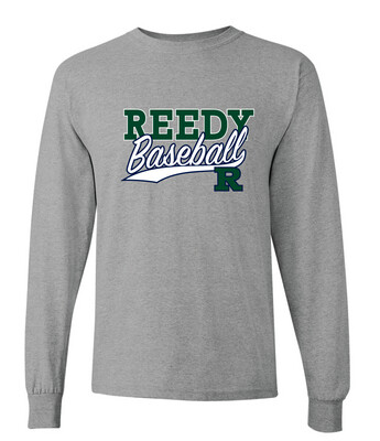 Reedy Baseball - Block Script - Long Sleeve