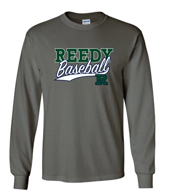 Reedy Baseball - Block Script - Long Sleeve