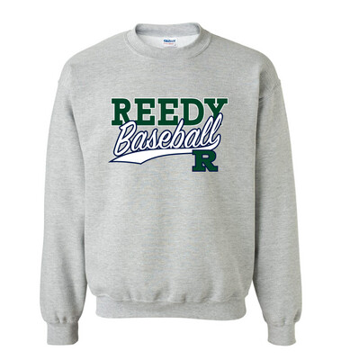 Reedy Baseball - Block Script - Crew Sweatshirt